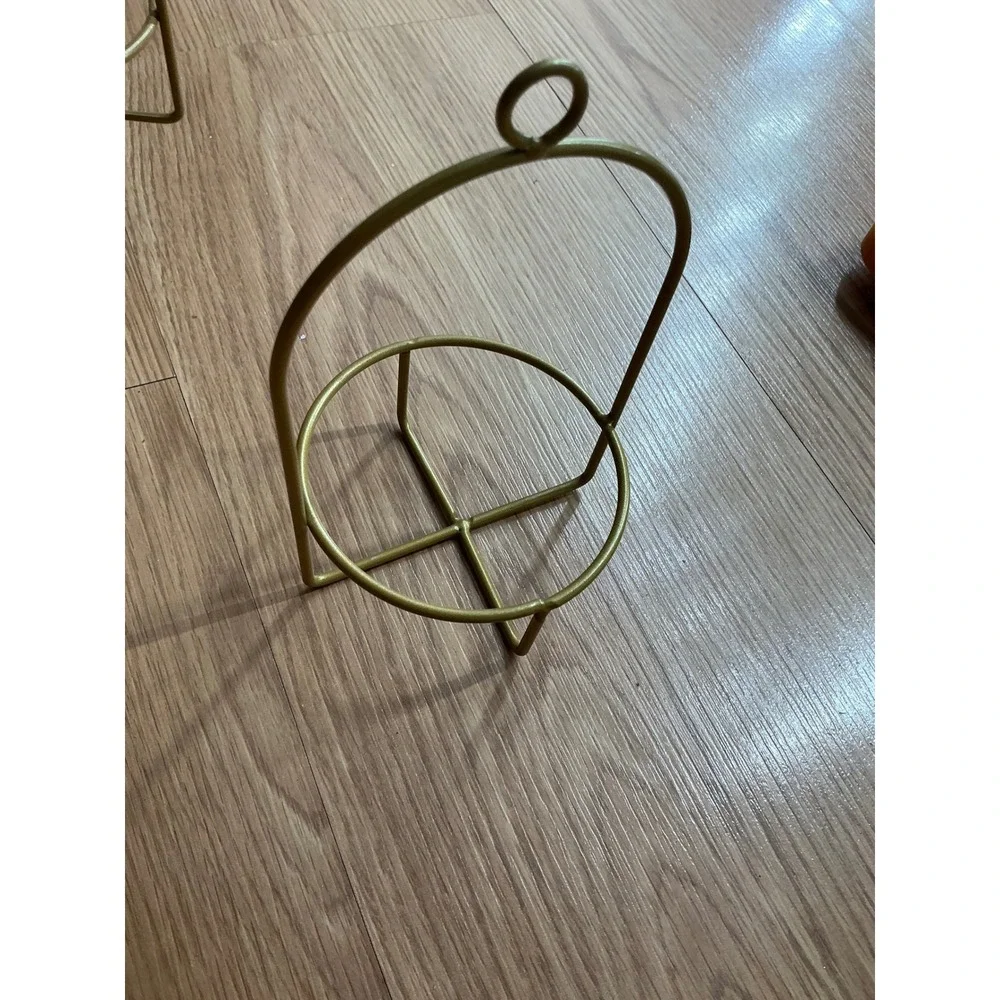 Gold Metal Wire Holder‎ Stand Display Wedding Birthday Party Decor